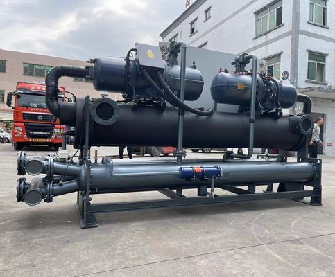 JLSW-200D المخصصة المبردة بالماء المسمار المضغوط المبرد PLC التحكم 100kW
