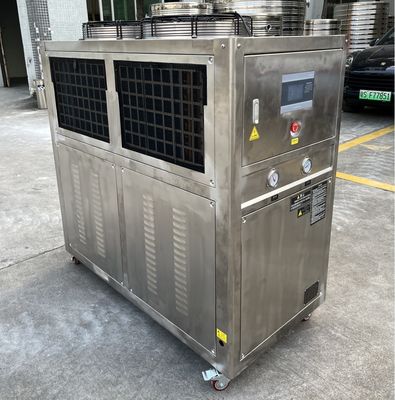 JLSB-6HP المبرد المائي من الفولاذ المقاوم للصدأ مع جهاز تحكم ميكرو معالج PLC