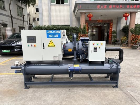 جهاز التبريد بالماء مع 59.5m3/h تدفق التبريد 5-35.C نطاق درجة الحرارة 380-415V إمدادات الطاقة