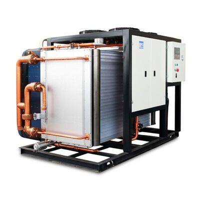 وحدة تبريد مياه 60 هرتز 50 هرتز مدمجة بمكثف مبادل حراري لوحي مناسبة لمختلف العمليات الصناعية